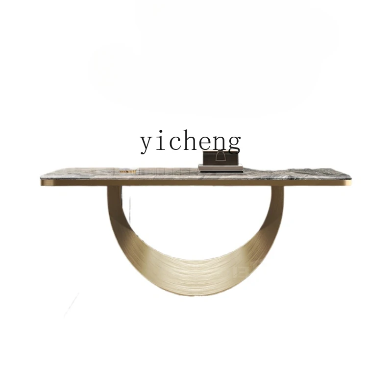 

Tqh Marble Hallway Modern Light Luxury High-End Home Entrance Wall Console