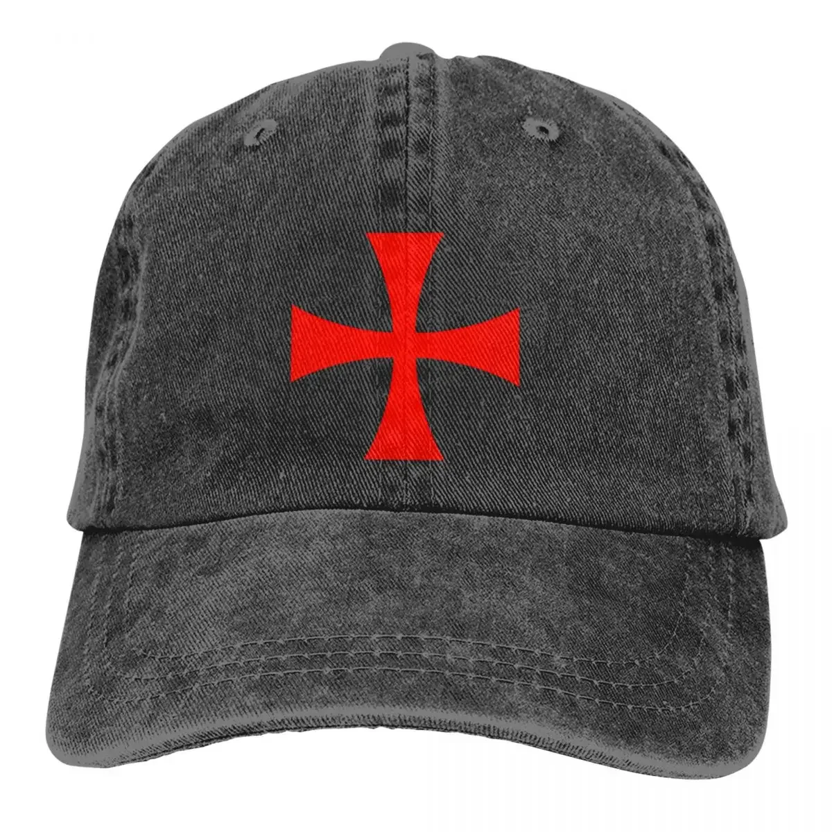 

Jesus God Cross Multicolor Hat Peaked Women's Cap Templar Symbol Personalized Visor Protection Hats
