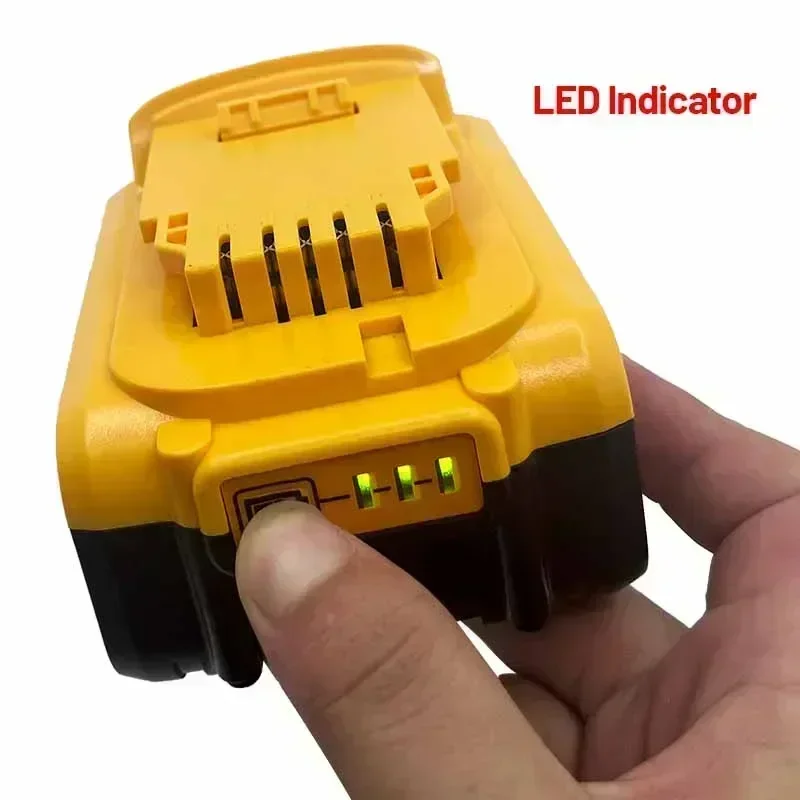 2025New 100% Original 12000mAh 20V for Dewalt Power Tool Battery DCB206 20V 18.0Ah Battery DCB206 20V Battery DCB205 DCB200 2