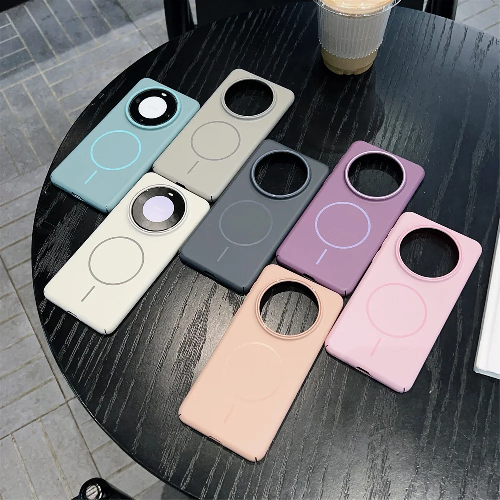 Matte Silicone Magnetic Magsafe-Compatible Soft Case