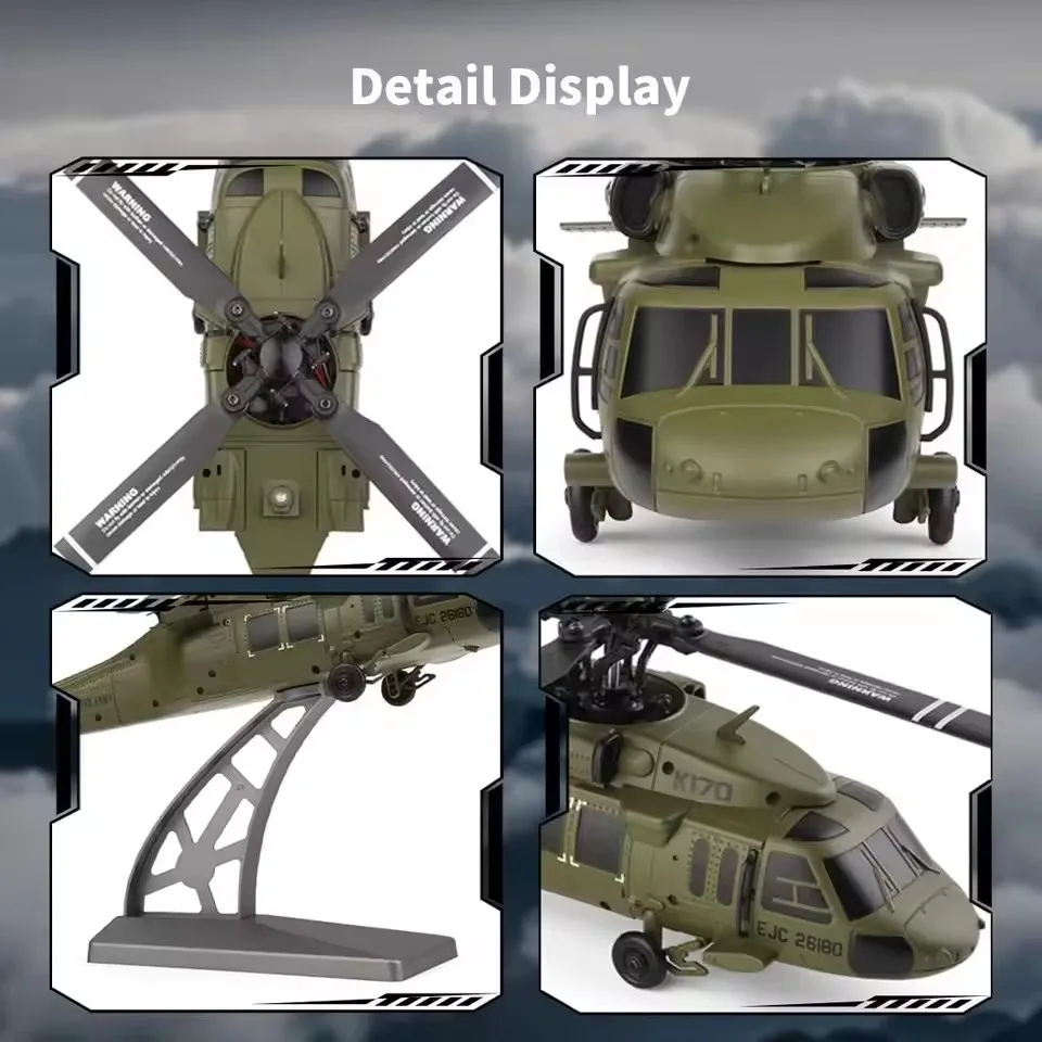리모컨 헬리콥터 2.4Ghz 4CH RC 항공기 비행기 4채널 브러시리스 자이로스코프 소년용 리모컨 헬리콥터 항공기 장난감