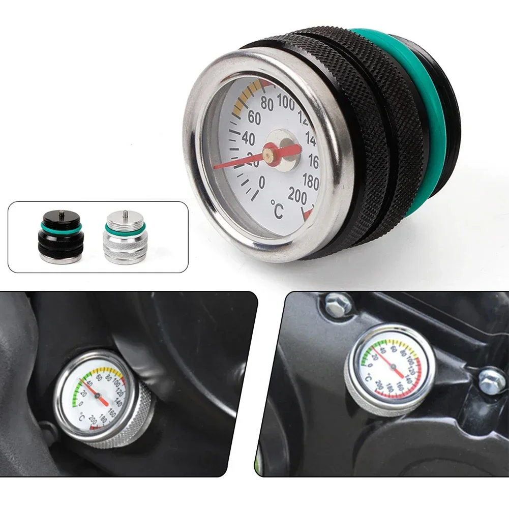 M30x1.5 Motorbike Oil Gauge Oil Temperature Gauge Engine Temperature Accessories For Kawasaki W650/W400/W800 1987-98