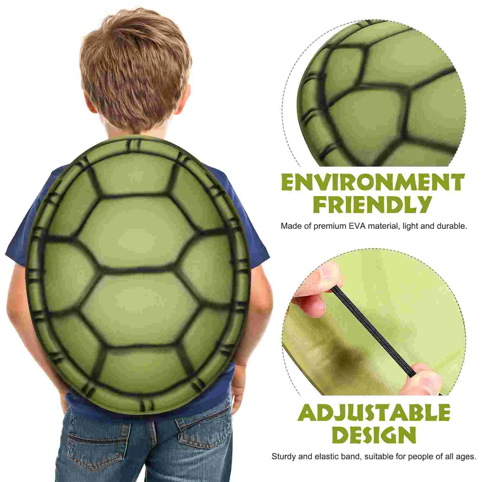 Cabilock 5pcs Turtle Shell Costume Ninja Turtle Shells Backpacks Cosplay  Turtle Props for Teens Party Favors Birthday Decorations