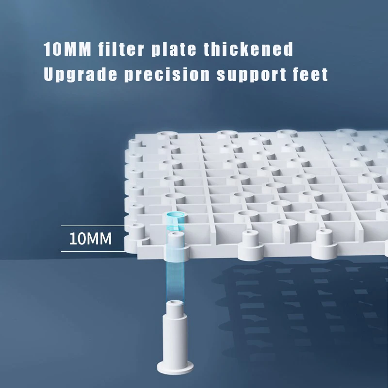Thickened Fish Tank Bottom Filter Plate Baffle Plate Separator Bottom Base Filter Materia Aquatic Accessories