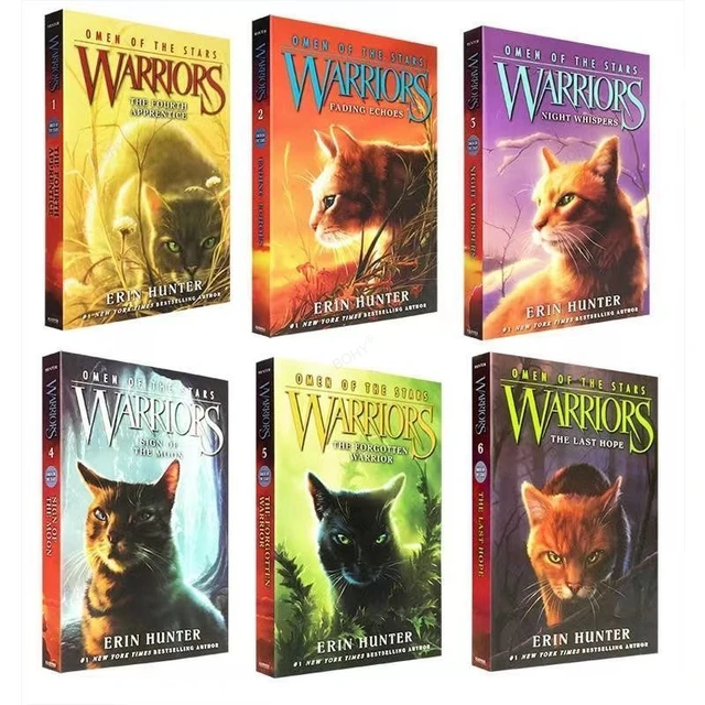 Cat Samurai Part One Two Three Four Five Six Complete English Original  Novels Legendary Cat Warriors books photocopy books