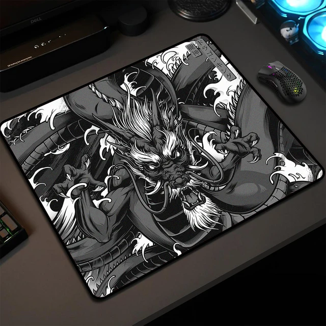 45*40cm Anime Mouse Pad Balance E-Sports Dragon Gaming Mousepad Keyboard Mat XL Rubber Gamer Deskmat Non-Slip Computer Mouse Mat