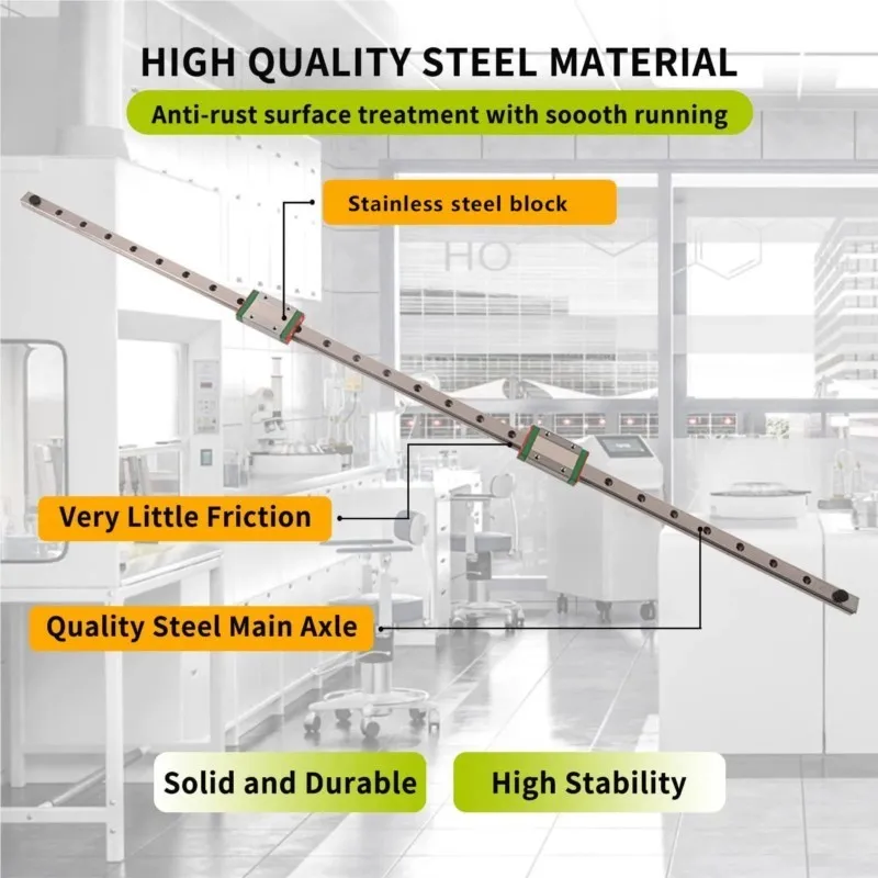 Linear Rail 12mm Linear Guide MGN12 Rail 100-1000mm + MGN12H or MGN12C Block 3d Printer CNC