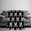 Fashion Cool P-Psycho B-Bunny Blanket Skin friendly comfort warm soft plush blanket suitable sofa living room office bedroom 2