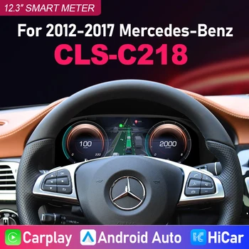 Panel de Instrumentos Digital para Automóvil de 12.3 Pulgadas para Mercedes Benz CLS C218 2012-2017, Velocímetro, CarPlay/ScreenMirroring 1