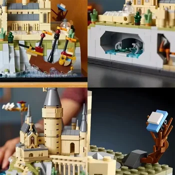 Medieval Castle Architecture Model Brick Creative Desktop Decoration Magic Castle Building Blocks Set Kids DIY Adult Toys Gift 5