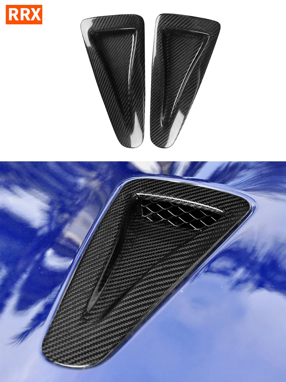 For Nissan GTR R35 Engine Machine Cover Air Outlet Tuyere Vent Panle Real Carbon Fiber Trim Car Interior Refit Accessory