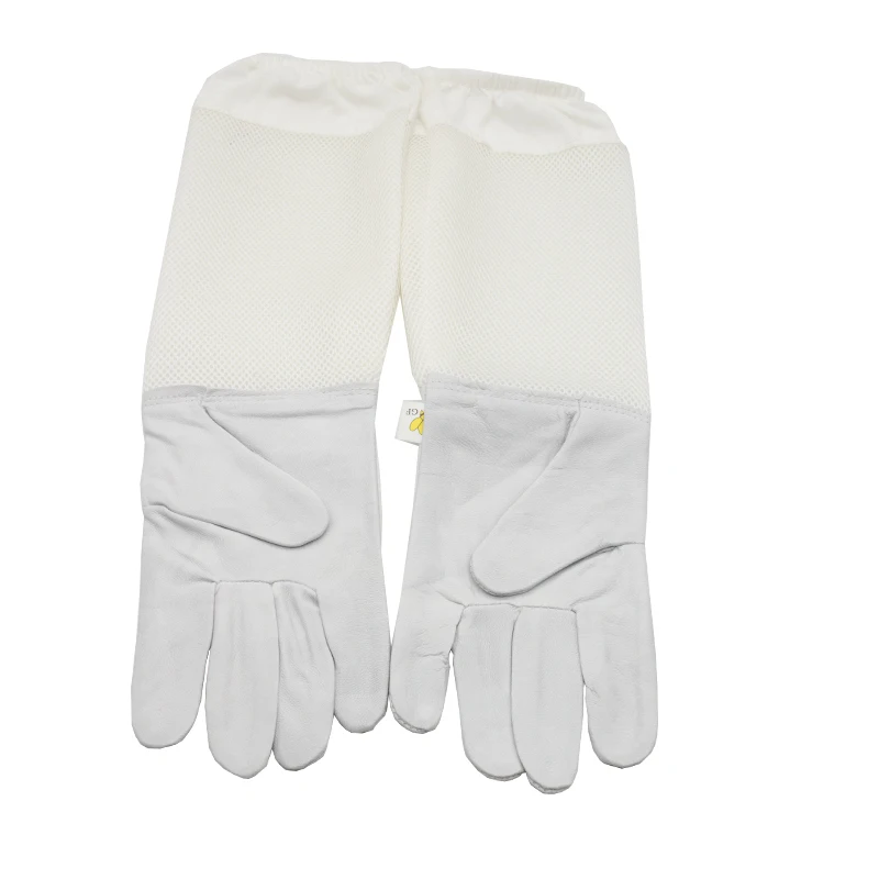 Beekeeper Gloves Protective Sleeves Ventilated Professional Anti Bee for Apiculture Beekeeper Prevent Beehive Tools beekeeper gloves