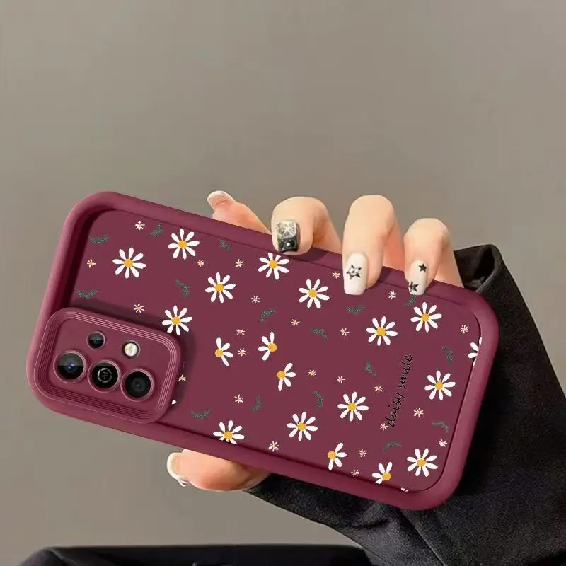 Adorable Cartoon Flower Soft TPU Phone Case Cover