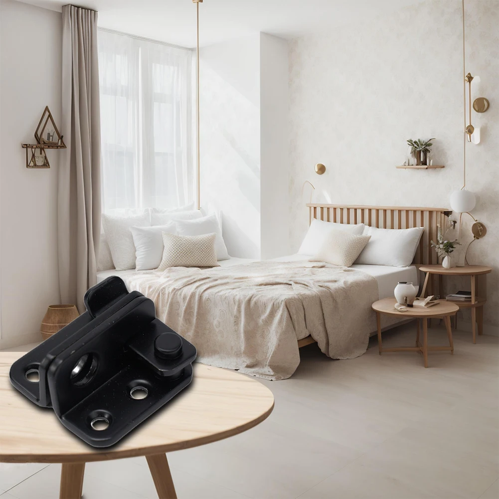 Door Latch Door Lock Cylinder Door Bolt Lock Buckle Home Safety Iron Door Wardrobe Parts For Home