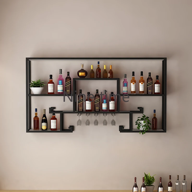 

Mainstays Minimalist Bar Cabinet Sets Liquor Living Rooms Kitchens Wine Racks Modern European Barra De Vino Furniture Wrought