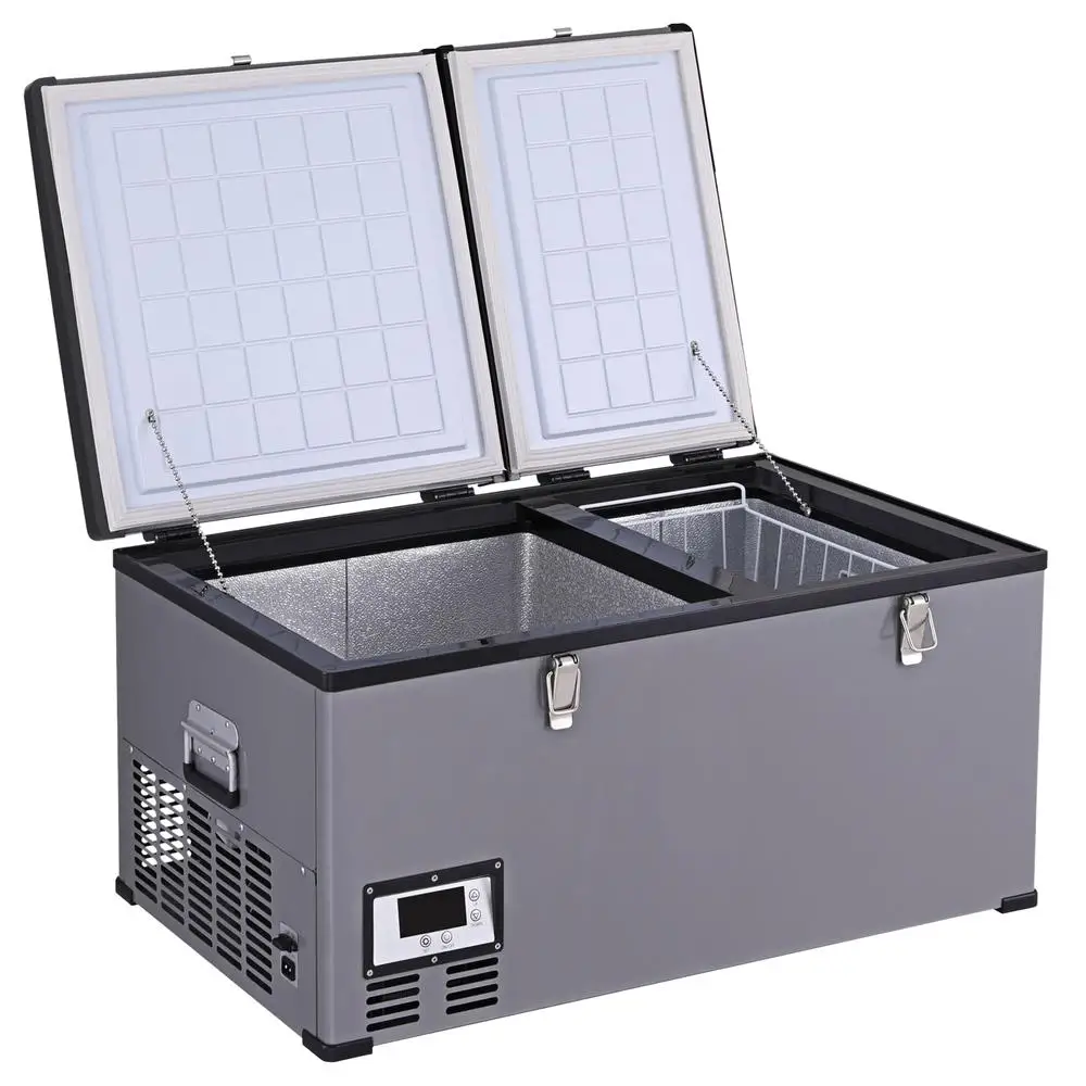 Camping Bar Fridge Freezer 80L Portable 12V 24V 240V