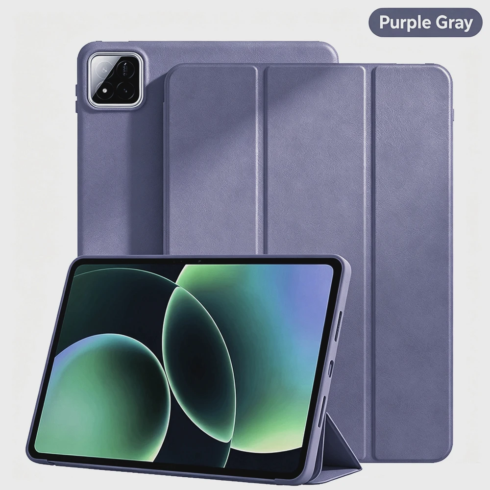 Versatile Flip Smart Cover with Soft Silicone Back Shell