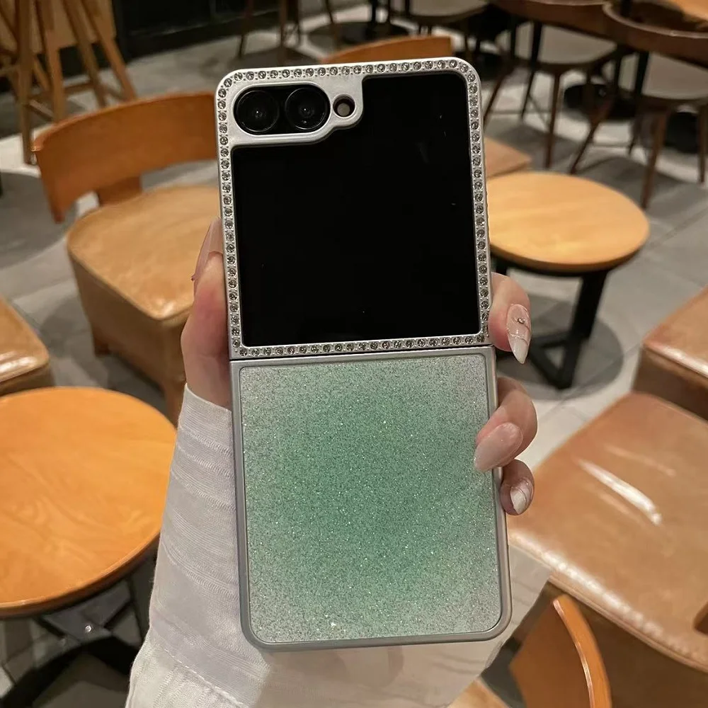 Luxury Rhinestone Glitter Gradient Shockproof Phone Case Cover