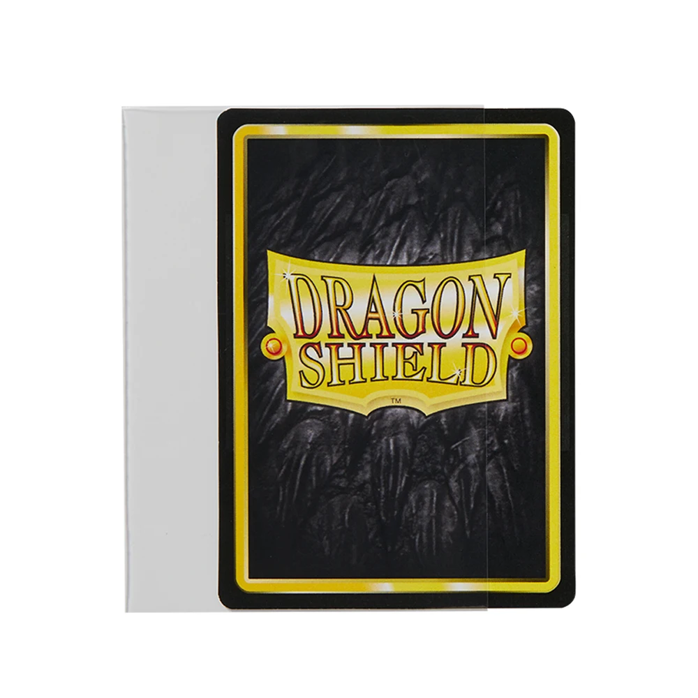 66x91mm 드래곤 쉴드 100 개/상자 투명 고품질 카드 슬리브 보드 게임 카드 TCG 슬리브 수호자 재생