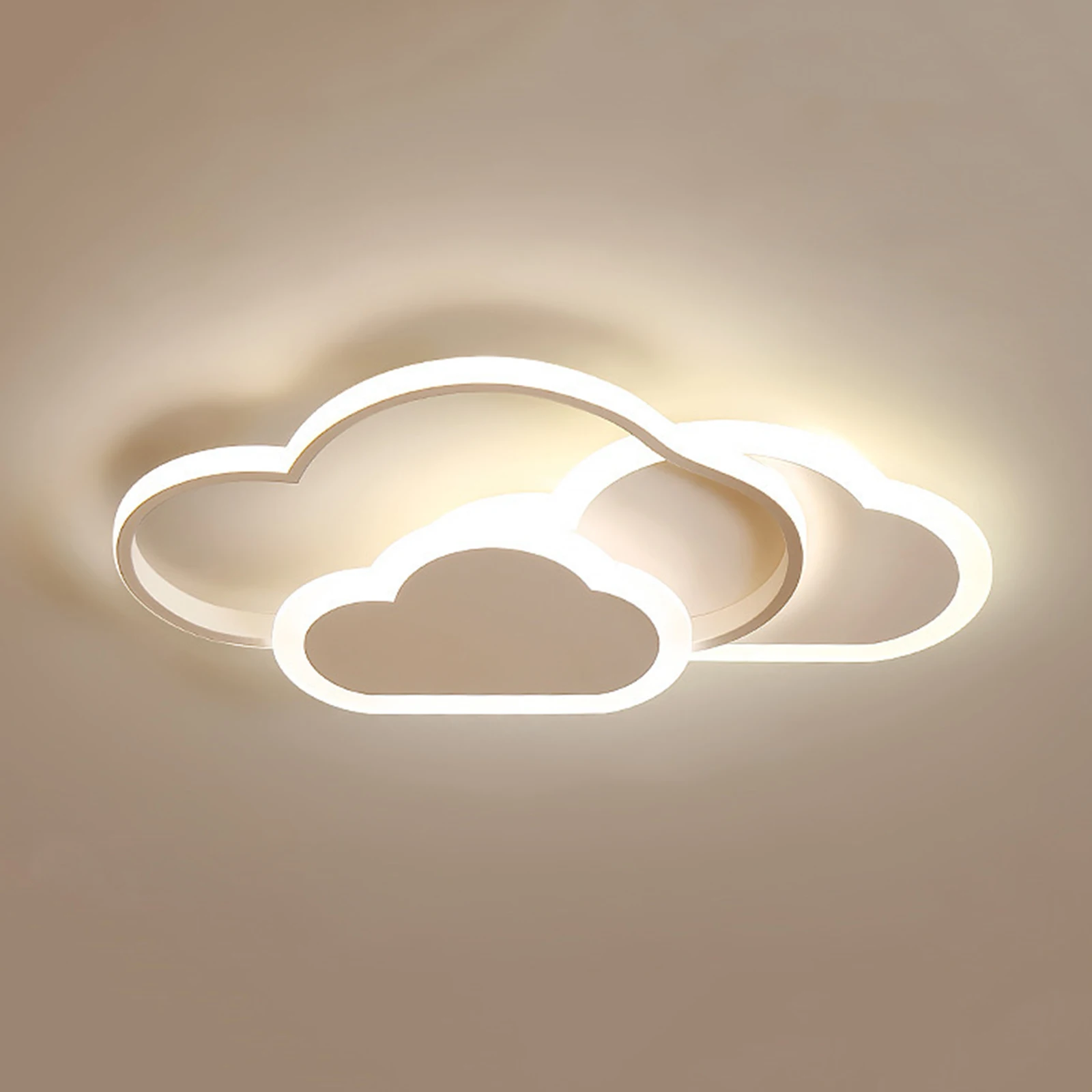 

LED Ceiling Lamp for Children's Room Bedroom Study Modern Dimmable Lighting Fixtures Creative child Cloud White Ceiling Lamps