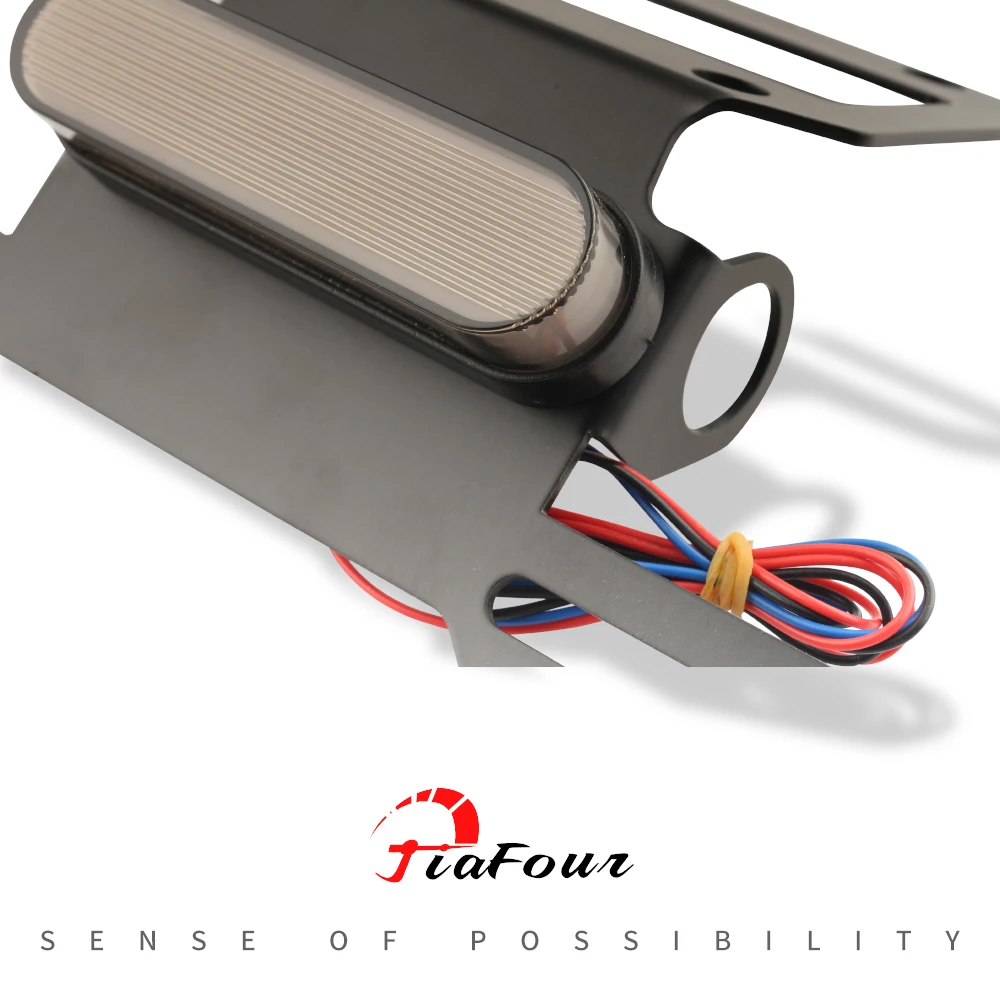 오토바이 번호판 거치대, CL250, CL300, CL500, SCL500, 2023-2024 등록용, 2 개의 후미등 램프