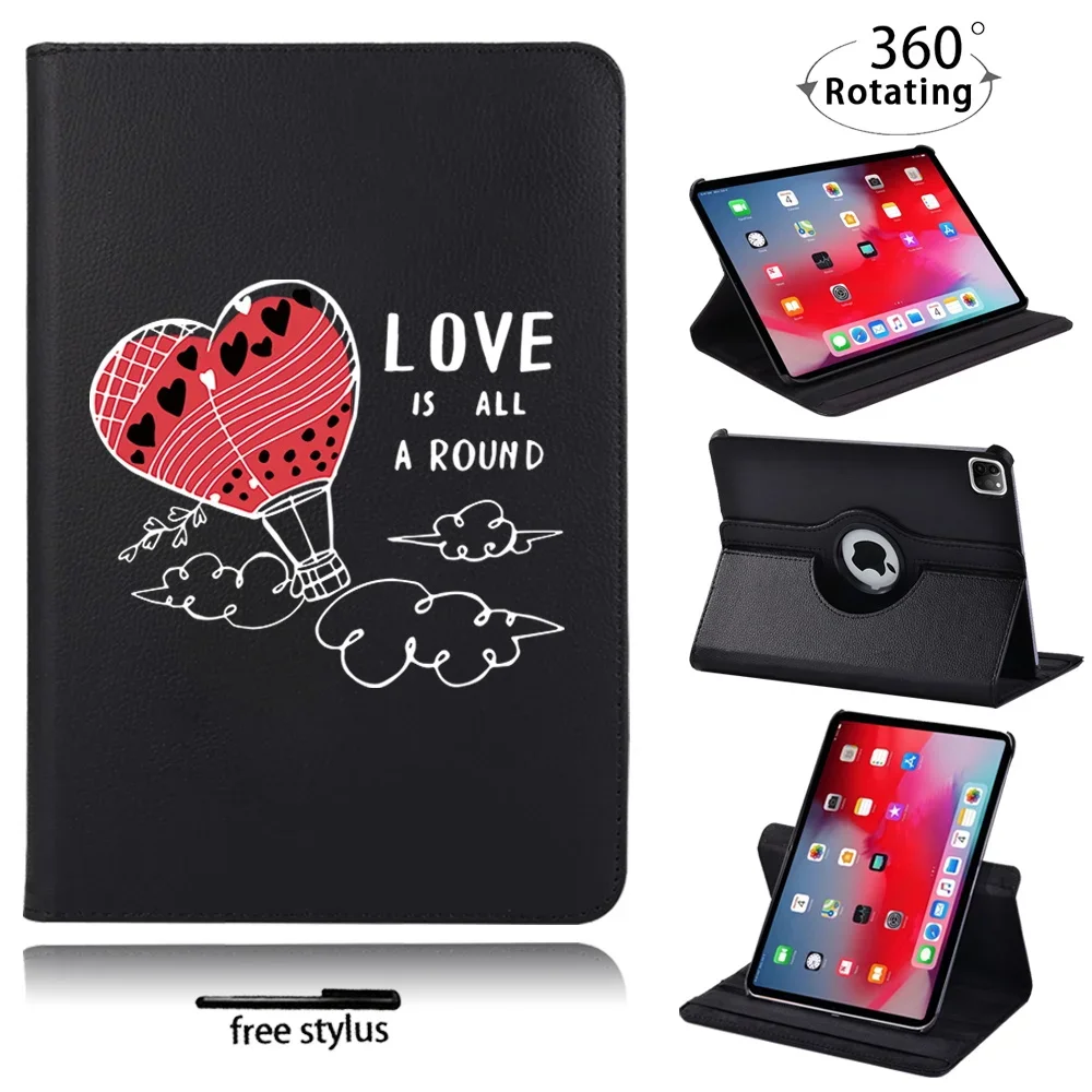 Custodia Per Tablet Per Apple Ipad Air 4/Air 3/Air 1/Air 2 Nuova Custodia Protettiva Con Funzione Di Riattivazione Automatica Rotante 360 + Stilo Grat