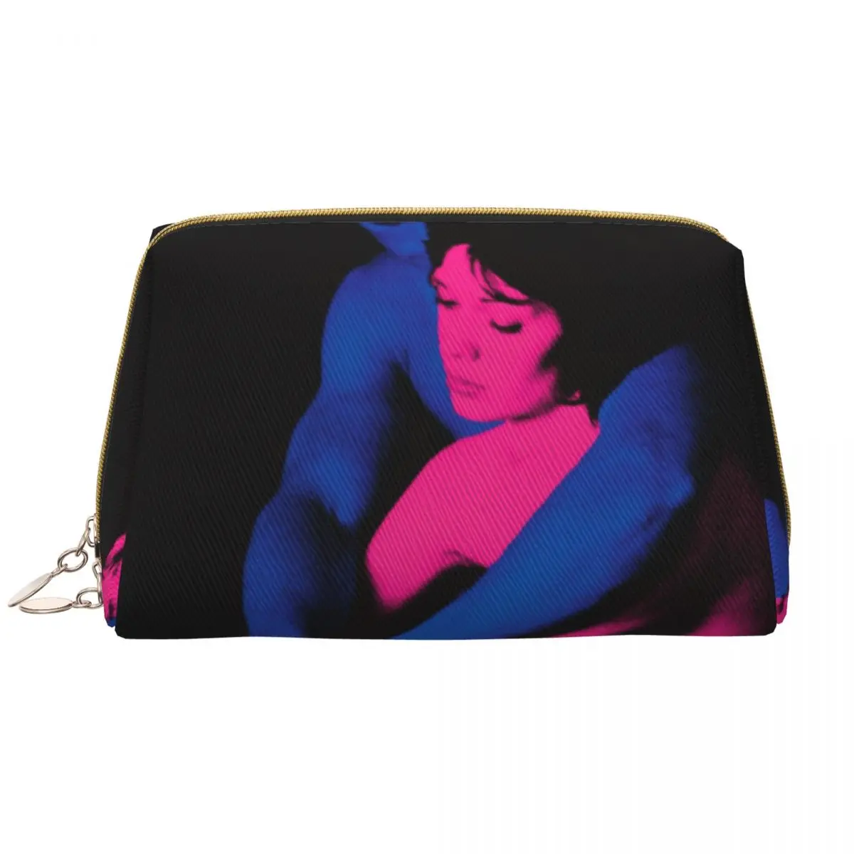 

Custom Who Really Cares Tv Girl Travel Cosmetic Bag for Women Toiletry Makeup Organizer Ladies Beauty Storage Dopp Kit