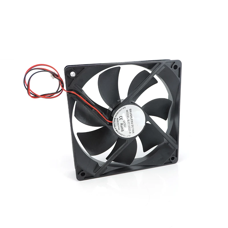 1pcs 120mm 120x25mm 12V 2Pin DC Brushless PC Computer Case Cooling Fan 1300PRM Cooling Radiator Ventilador PC Cooler Master A7