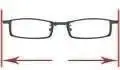 Brightzone Reading Glasses Total Width