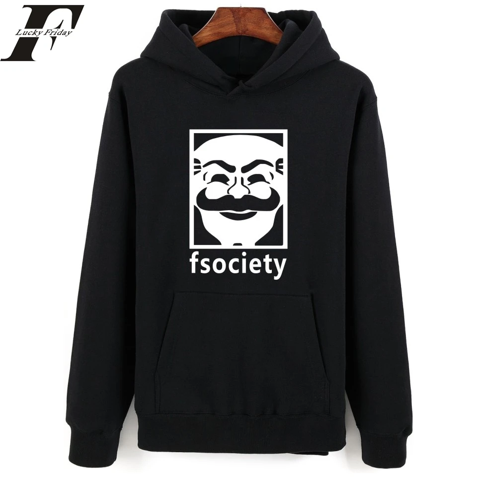 2023 Newest Mr Robot Hoodies Retro Letter 2D Print Hoodies Men Women Harajuku Trend Sweatshirts Casual Male female Pullovers