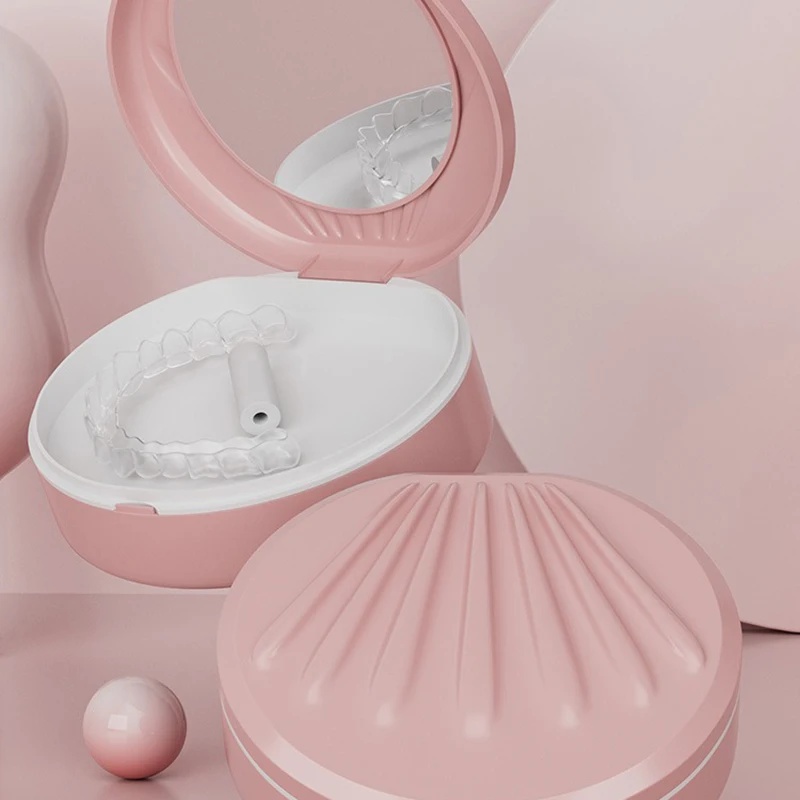 

Ортодонтическая коробка для хранения с зеркалом для искусственных зубов