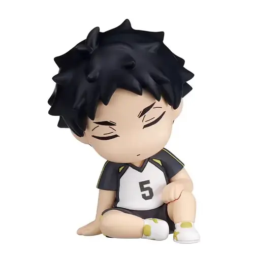 Genuine Action Figure 2 Haikyuu Sleep Style iwaizumi hajime Akaashi Keiji Oikawa Tooru Kotaro Bokuto Gacha Toy - Image 4