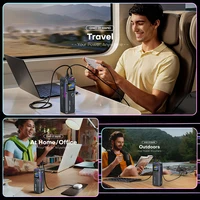 QOOVI – batterie externe portable 27000mAh PD 140W, charge rapide, capacité de batterie, pour iPhone, Macbook, ordinateur portable, Samsung, Xiaomi 6