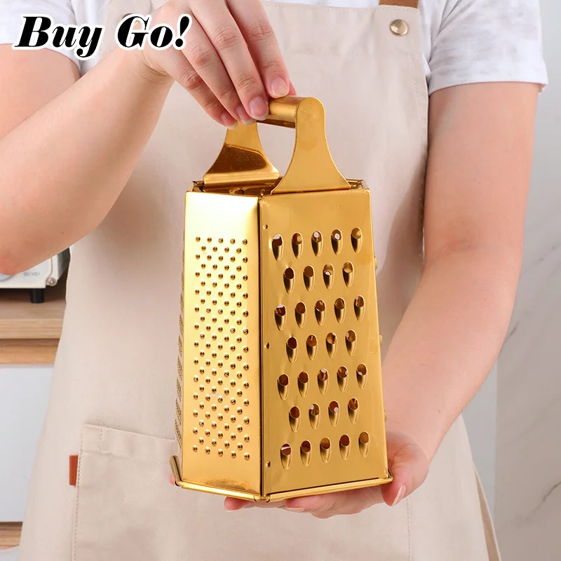 Multifunctional Vegetables Box Grater Stainless Steel 6 Sides Slicer Shredders Manual Cheese Potato Fruit Cutter Kitchen