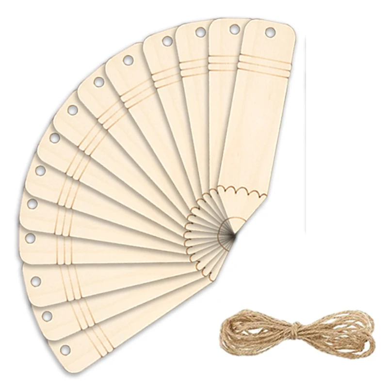 DIY Wooden Slice Book Decor and Bookmark Craft Supplies