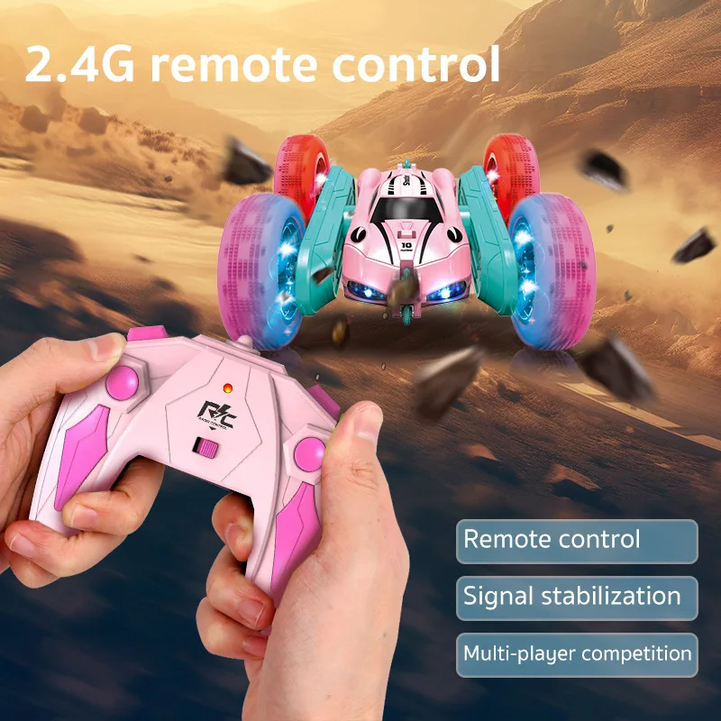 

RC Stunt Car Remote Control Trolley Auto Toys Radio Controlled Typewriter Drift Cars Remoto for Boys Kids Voiture Vehicle Gifts