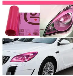 Color - Changing Smoke Matte Protective Film for Car Headlights and Taillights (Pink)