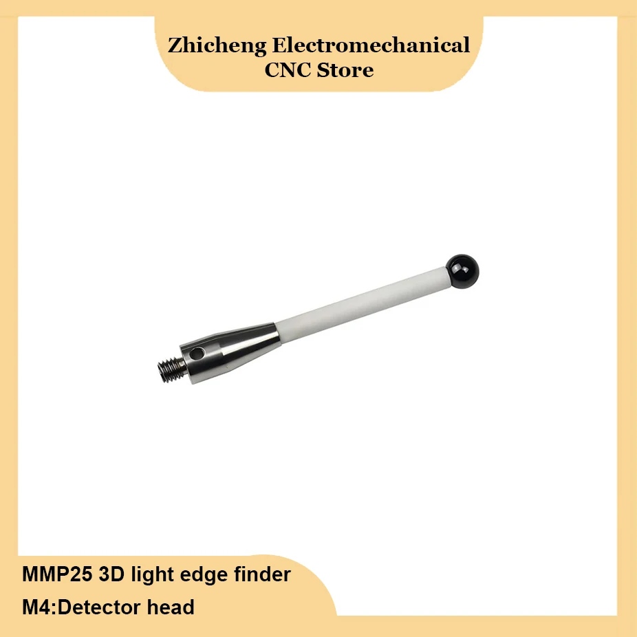3D light edge finder CNC machining center sub-center rod detection sensor glowing sound high precision 0.001 MMP25 cnc probe