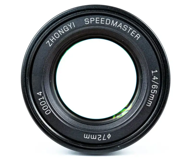 Mitakon Zhongyi Speedmaster 65mm F1.4 Manual Focus Lens for