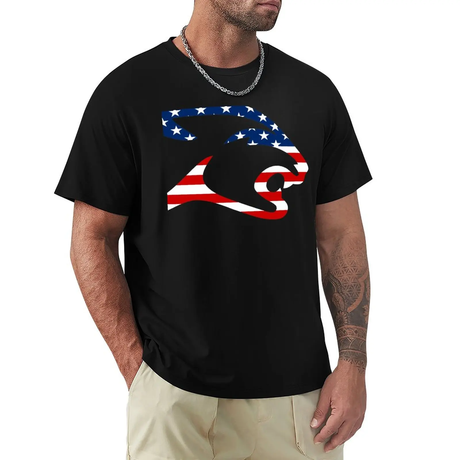 

PREDATOR LOGO LARGE UNITED STATES FLAG T-Shirt sweat shirts kawaii clothes graphic t shirts mens workout shirts