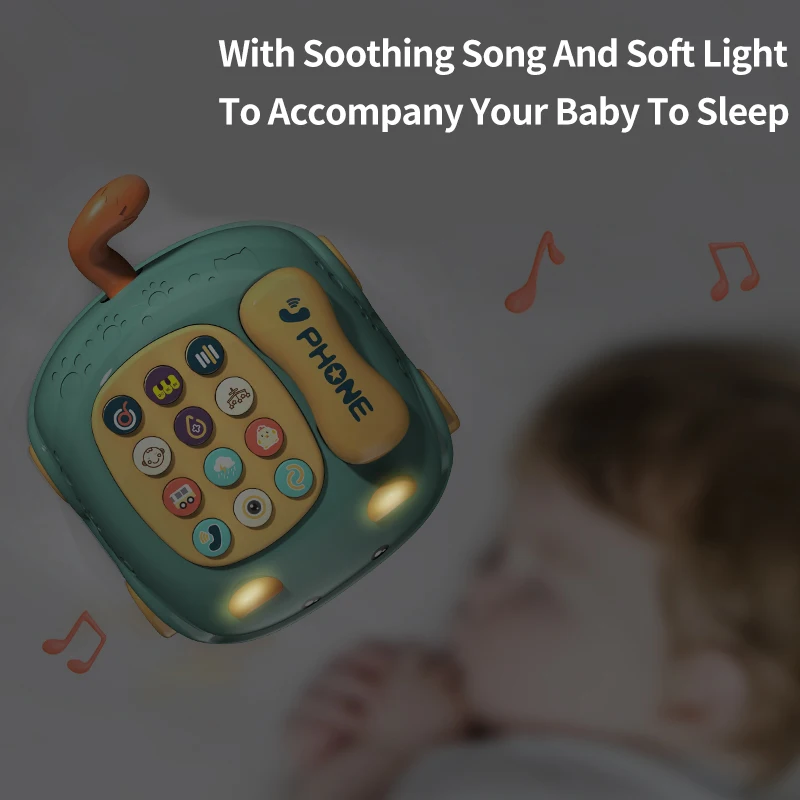 Cell Phone Toy Learning Toys Baby toys 0 12 months Montessori Musical Piano Phone Toys For Baby Girl 13 24 Months Mobile Phone Toys For Kids 2 To 4 Year Old