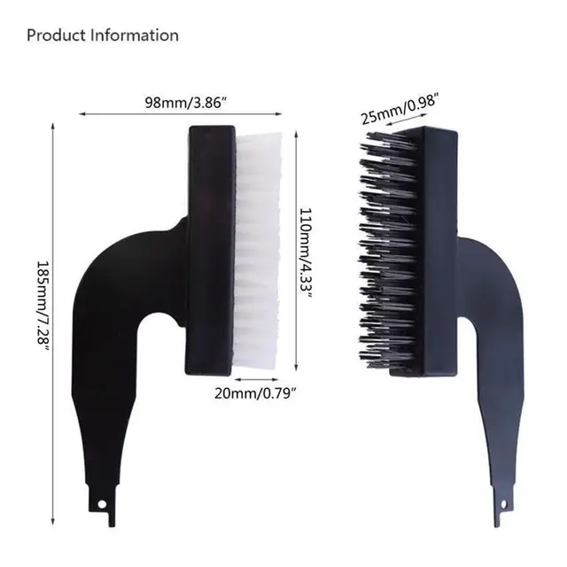 Spazzola per pulizia elettrica Sega alternativa Filo universale Spazzola in nylon Testa antiruggine Pulizia Strumenti per molatura della vernice Rimozione 2