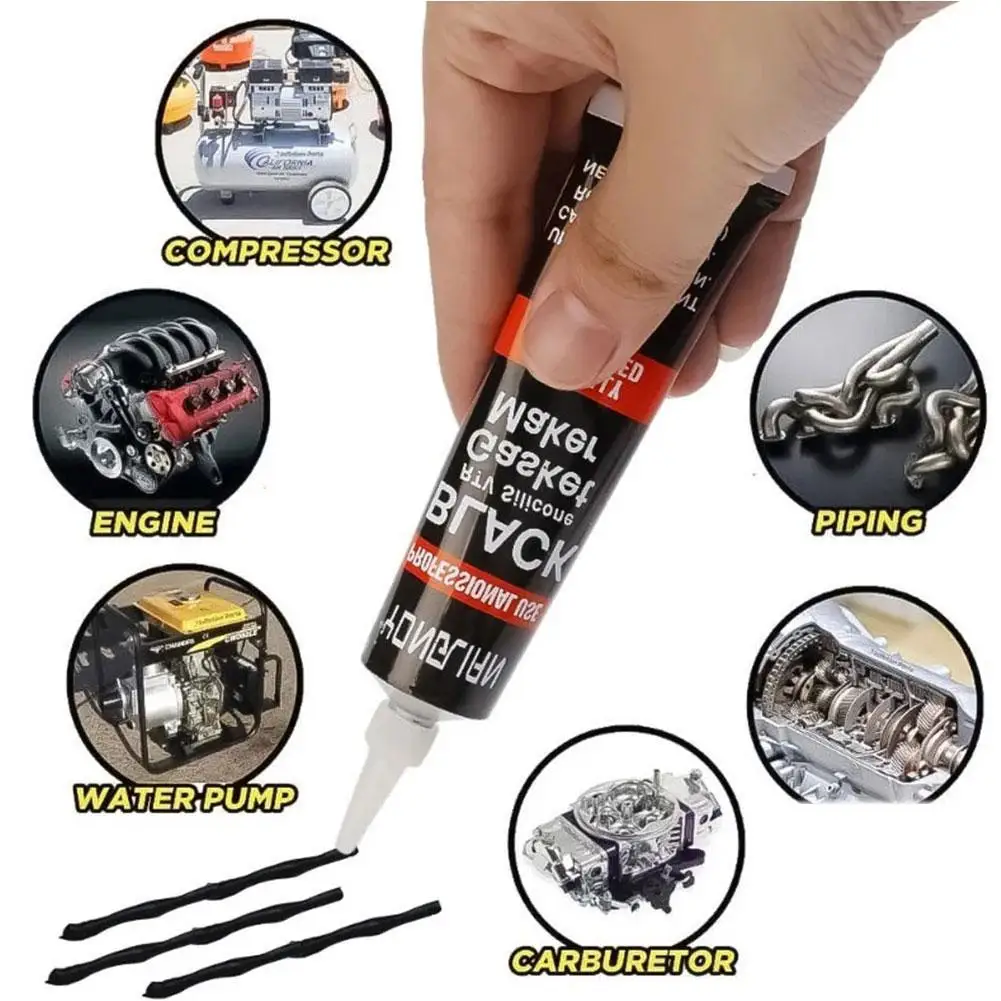 Hi-Temp Sealant Oil Resistant No Gasket Adhesive High Temperature automotive sealant For Car Automotive Motorcycle Engine Seal 85/50g
