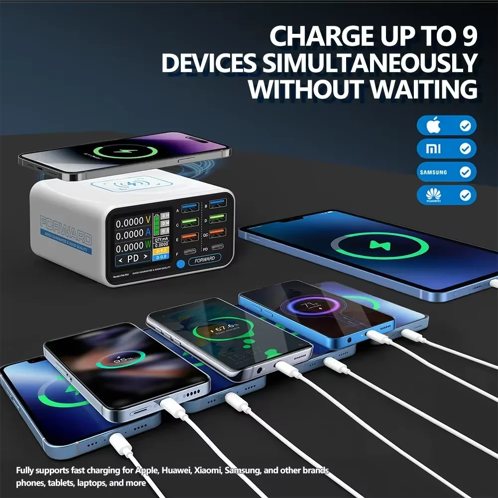 FORWARD FW-P01 Smart Multi-Port Fast Charger 65W 6