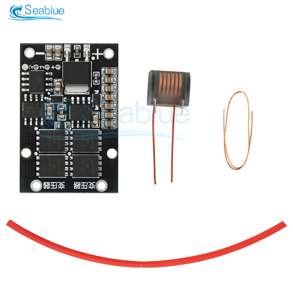 DC 6-15V - AC 10kV-25kV Ark Ateşleyici Yüksek Voltaj Modülü Sürücü Kartı Trafo Çakmak Güçlendirici Kıvılcım Ark Ateşleme Bobini Modülü