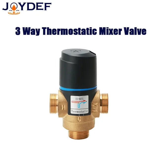 Valvola Termostatica Per Acqua - Ottone, Miscelazione Calda/Fredda, G1/2 - Foto 8