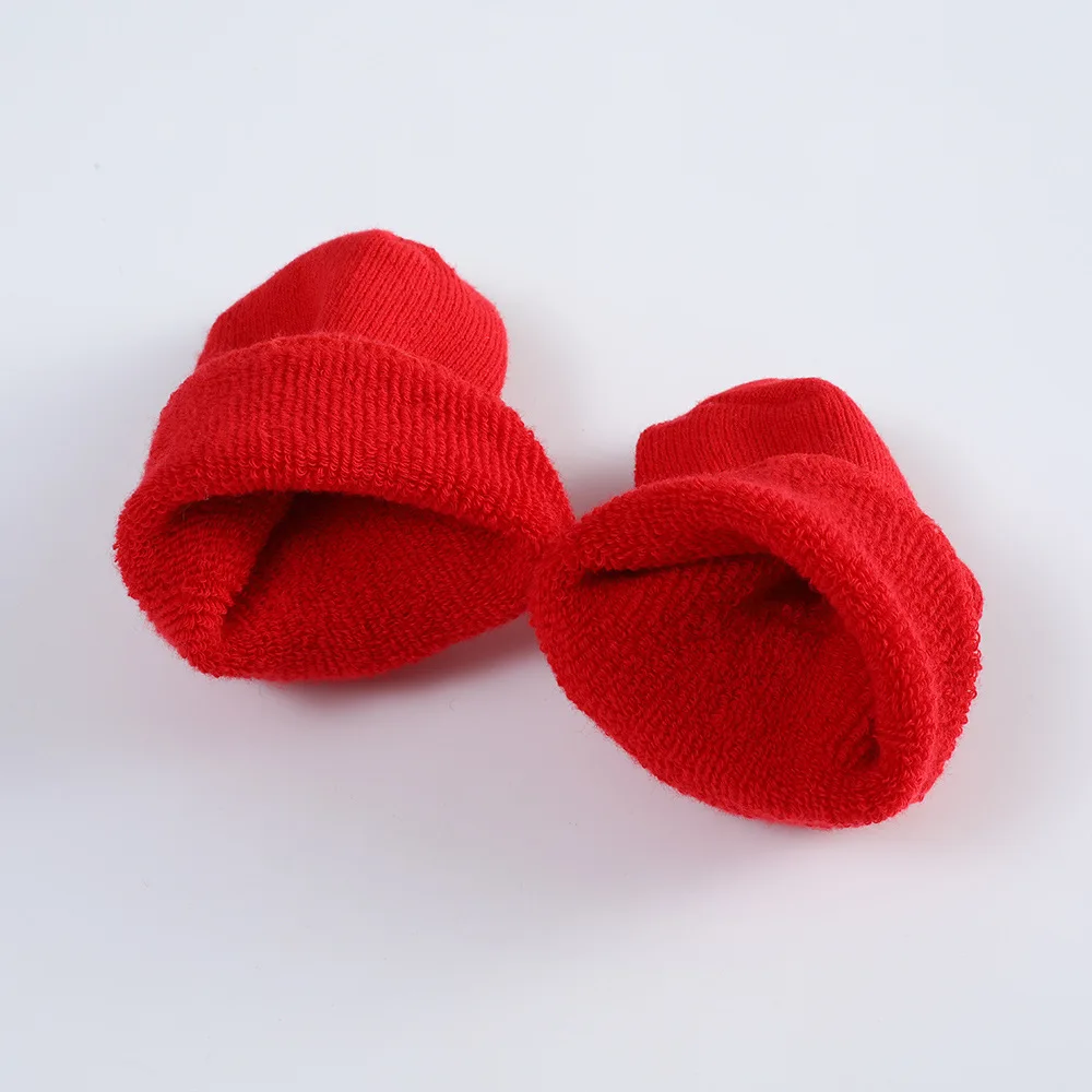 Winter New Merry Christmas Gift Warm Terry Long Socks Baby Cute Cartoon Doll Thermal Home Stocking for Kids Accessories