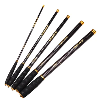BAKAWA Ultralight Carbon Telescopic Fishing Rod – 1.8–7.2m Portable Travel Rod 1