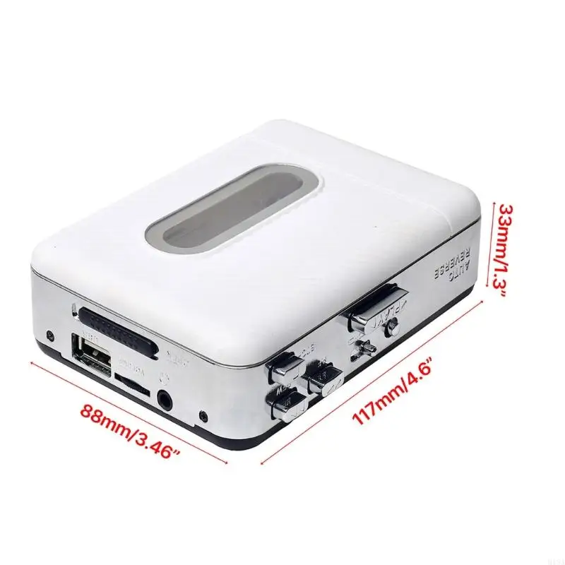918A USB Cassette Player to MP3 Converter Rediscover Vintage Melodies for Music Enthusiasts
