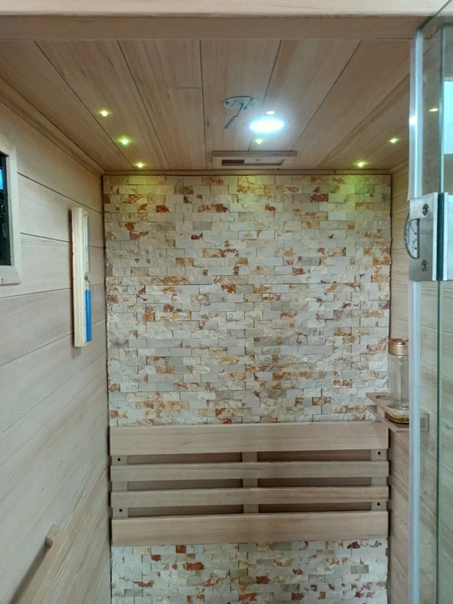 Wet steam room Home single double sauna room custom four-person sweat room beauty salon fumigation steam engine sweat 3